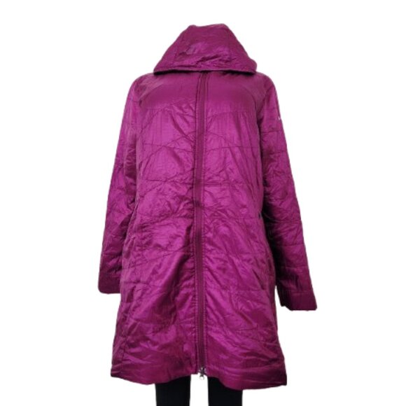 Columbia Women's Vibrant Purple Omni-Heat Long Sleeve Parka Coat Size 1X Plus